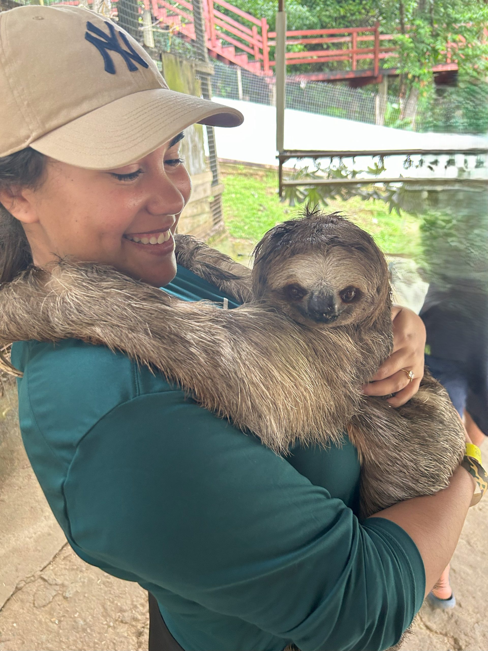 Saleiya Lowery Travel Agent Saleiya Lowery Travel Agent with a sloth